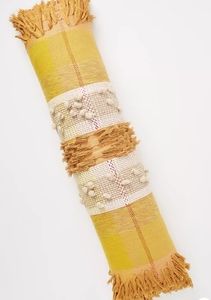 Anthropologie All Roads Bloomfield pillow- yellow